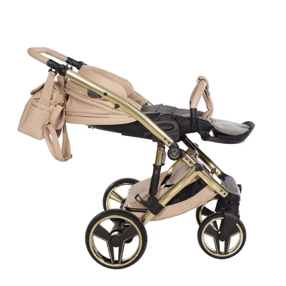 Junama Diamond 2 in 1 Pram - Candy Premium Beige Junama