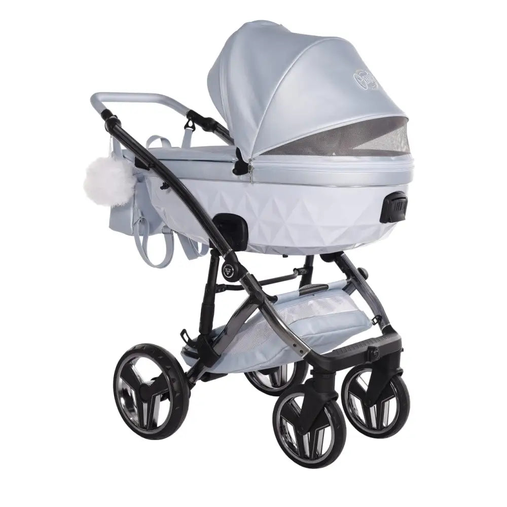 Junama Diamond 2 in 1 Pram - Candy Premium Blue Junama