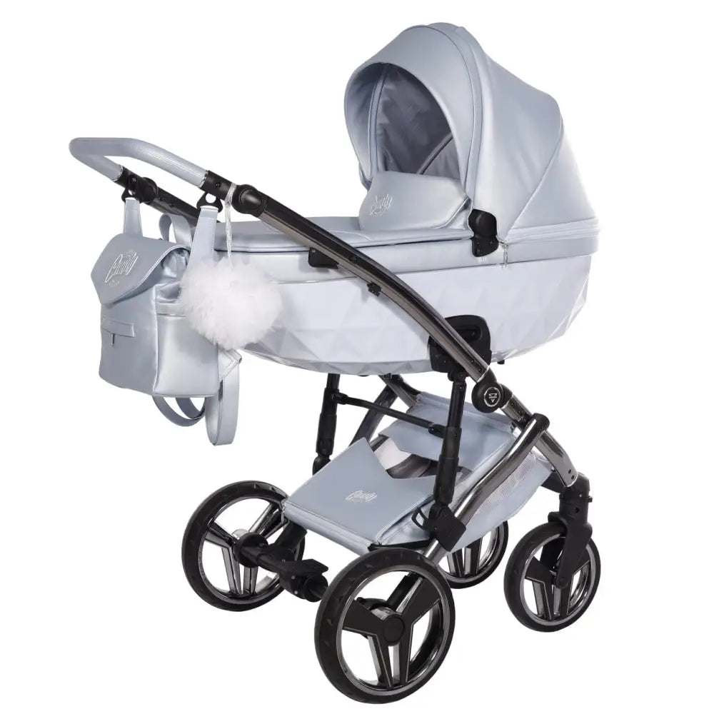 Junama Diamond 2 in 1 Pram - Candy Premium Blue Junama