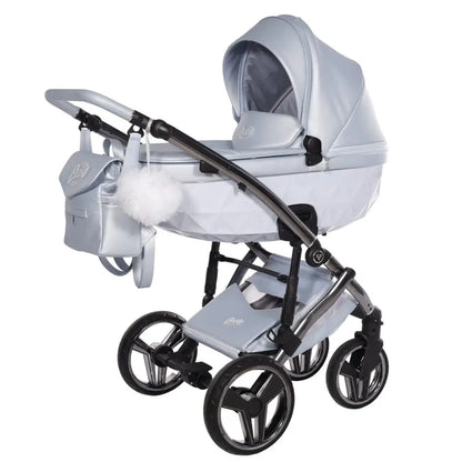 Junama Diamond 2 in 1 Pram - Candy Premium Blue Junama