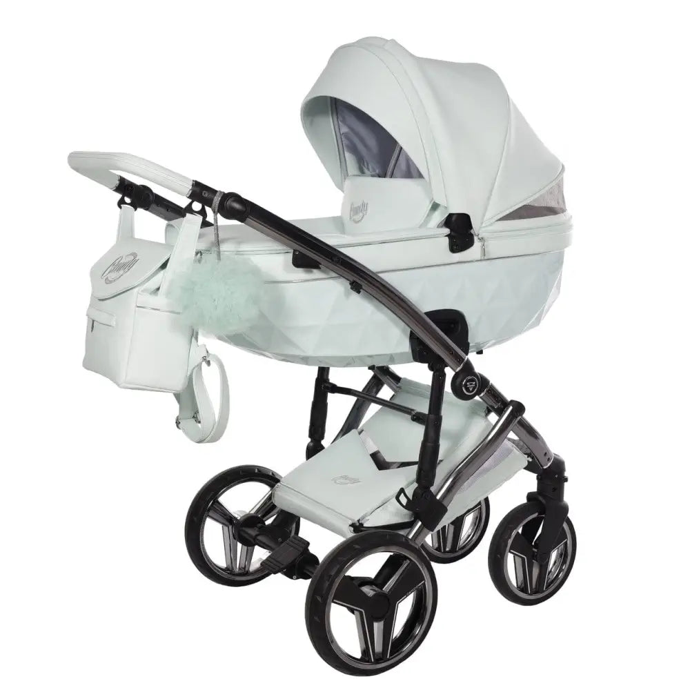 Junama Diamond 2 in 1 Pram - Candy Premium Mint Junama