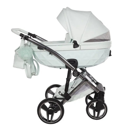 Junama Diamond 2 in 1 Pram - Candy Premium Mint Junama