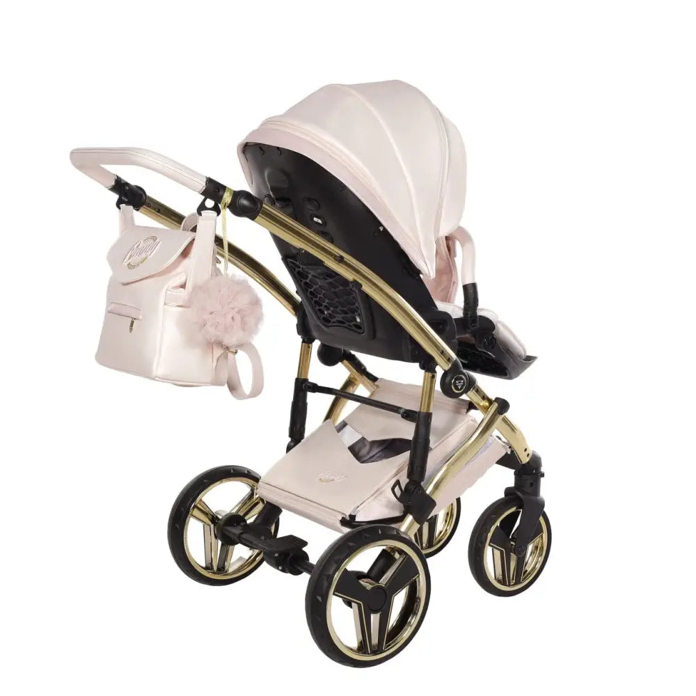 Junama Diamond 2 in 1 Pram - Candy Premium Pearl Pink Junama