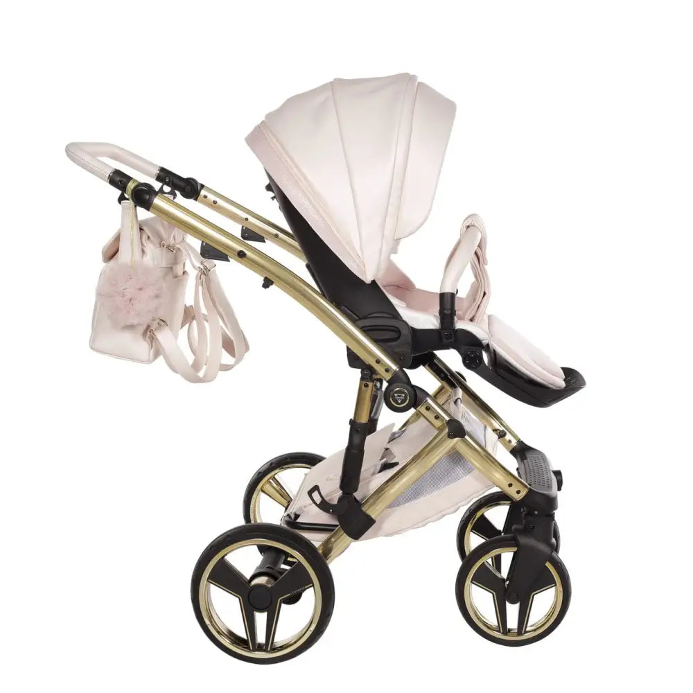 Junama Diamond 2 in 1 Pram - Candy Premium Pearl Pink Junama