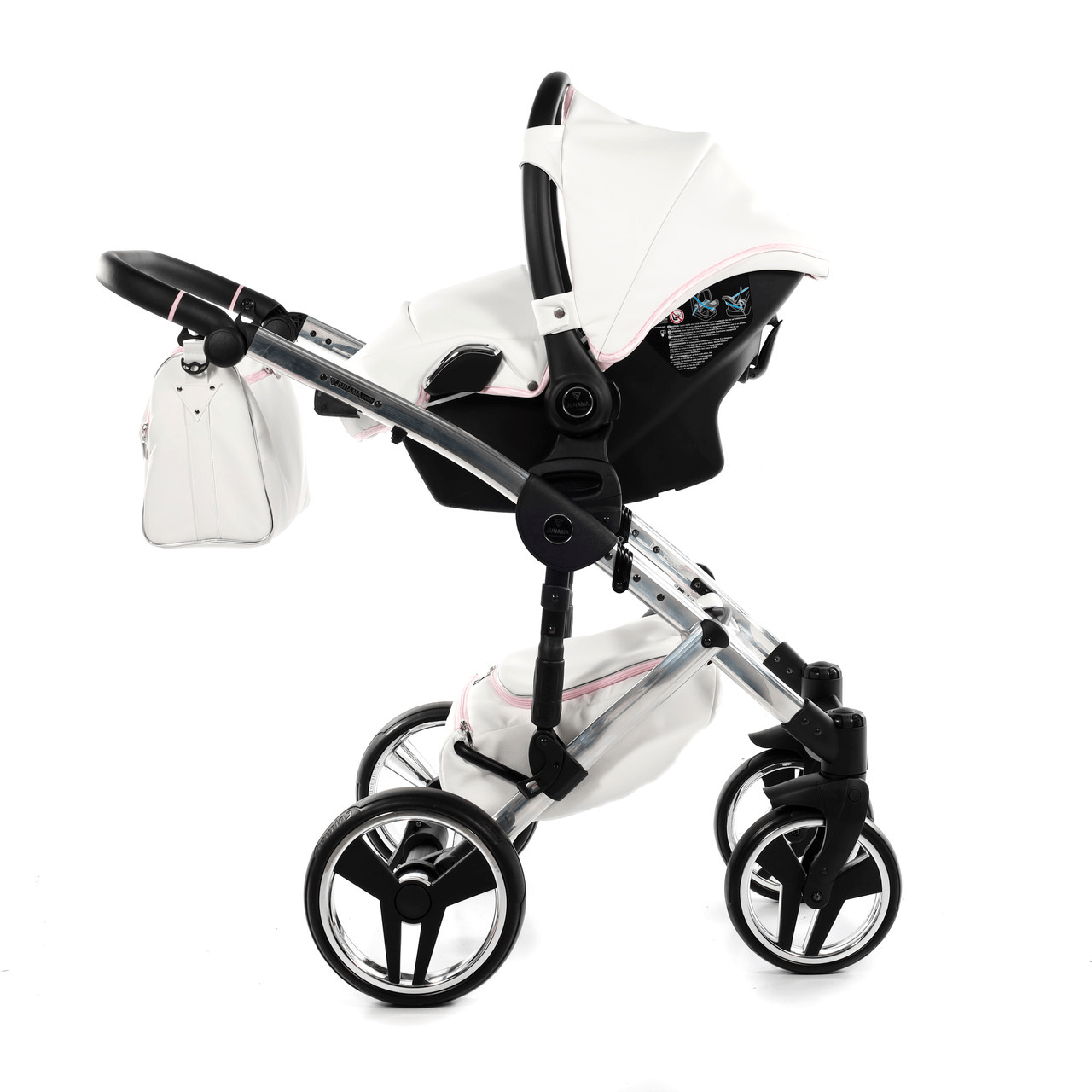 Junama Candy Pink Diamond 3 in 1 Pram Baby Boutique UK