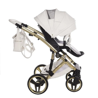 Junama Diamond 3 in 1 Travel System - Candy White & Gold Junama