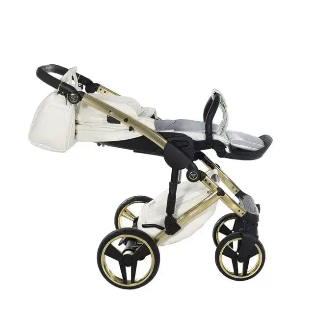 Junama Diamond 3 in 1 Travel System - Flou Individual White & Gold Junama