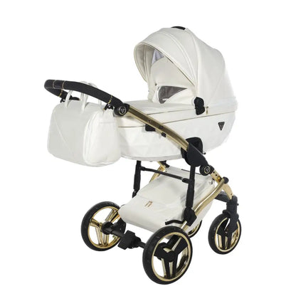 Junama Diamond 3 in 1 Travel System - Flou Individual White & Gold Junama