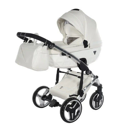 Junama Diamond 3 in 1 Travel System - Flou Individual White & Silver Junama