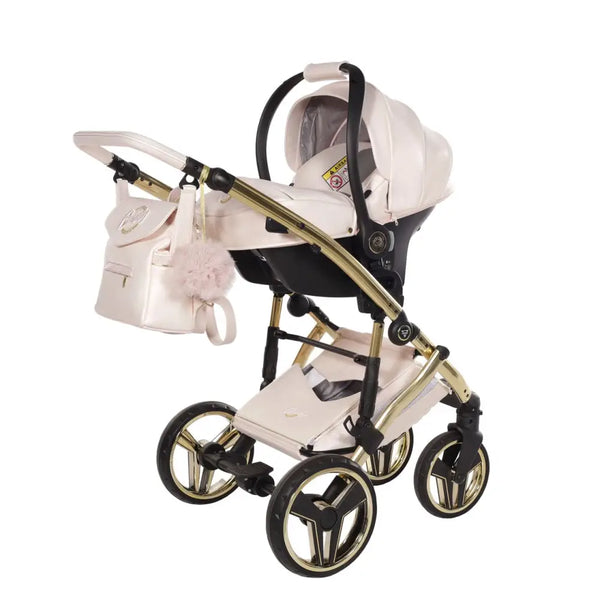 Junama Diamond 3 in 1 Travel System - Premium Pearl Candy Pink Junama