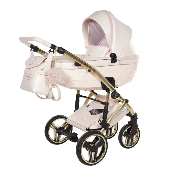 Junama Diamond 3 in 1 Travel System - Premium Pearl Candy Pink Junama