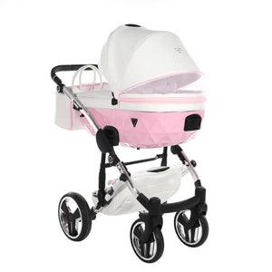 Junama Diamond 3 in 1 Travel System with Isofix Base - Candy Pink Junama