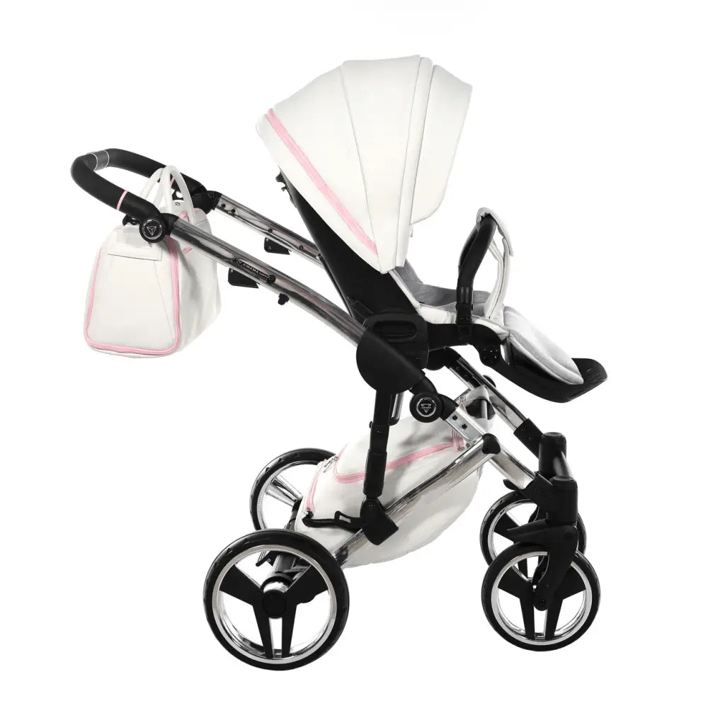 Junama Diamond 3 in 1 Travel System with Isofix Base - Candy Pink Junama