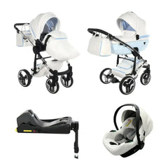 Junama Diamond 4 in 1 Travel System including Isofix Base - Candy Blue