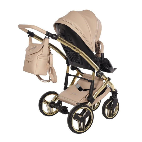 Junama Diamond 4 in 1 Travel System with Isofix Base - Premium Beige Junama