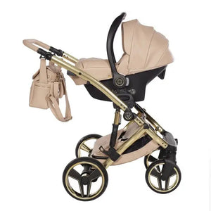 Junama Diamond 4 in 1 Travel System with Isofix Base - Premium Beige Junama
