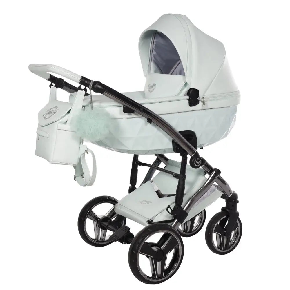 Junama Diamond 4 in 1 Travel System with Isofix Base - Premium Candy Mint Junama