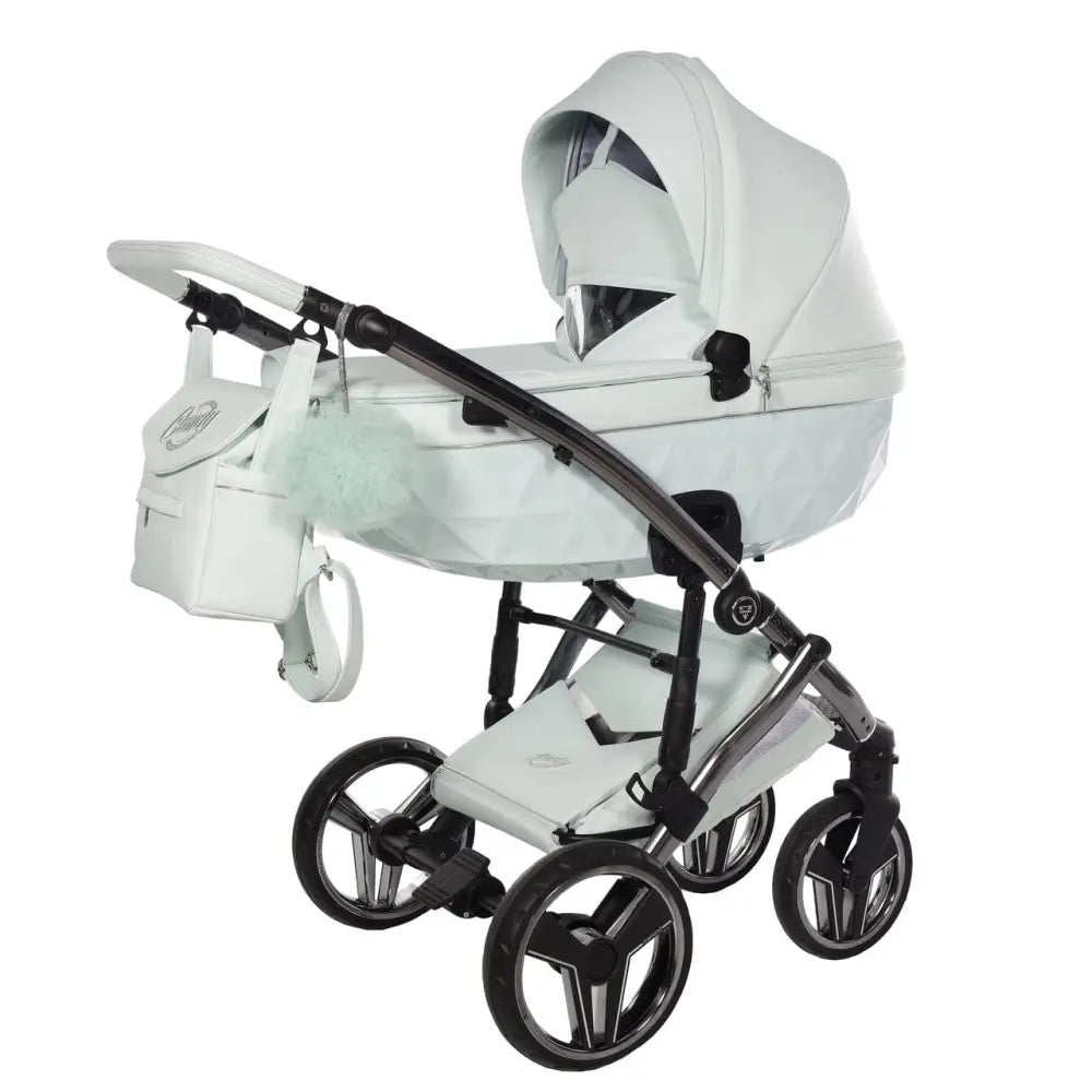 Junama Diamond 4 in 1 Travel System with Isofix Base - Premium Candy Mint Junama