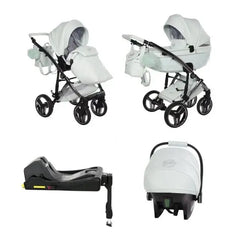 Junama Diamond 4 in 1 Travel System with Isofix Base - Premium Candy Mint Junama