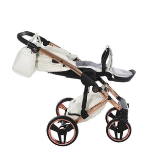 Junama Diamond 4 in 1 Travel System with Isofix - Flou Individual White & Rose Gold Junama