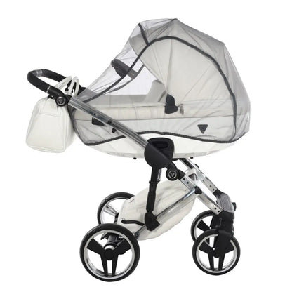 Junama Diamond 4 in 1 Travel System with Isofix - Flou Individual White & Silver Junama