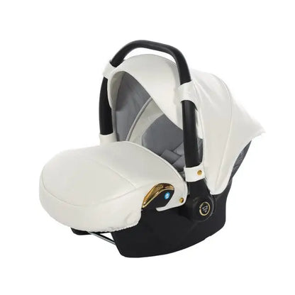Junama Diamond 4 in 1 Travel System with Isofix - Flou Individual White & Gold Junama