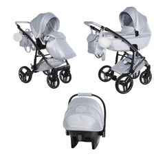 Junama Diamond 4 in 1 Travel System with Isofix - Premium Candy Blue