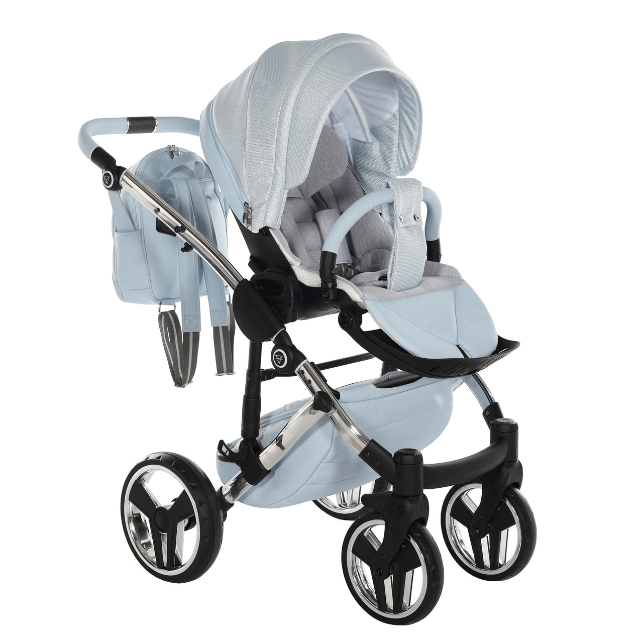 Junama Diamond Dolce 2 in 1 Pram - Blue  Junama   