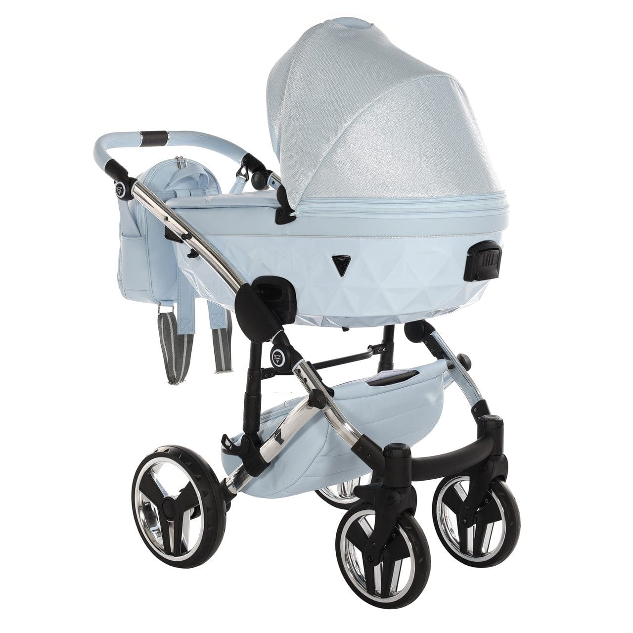 Junama Diamond Dolce 2 in 1 Pram - Blue  Junama   