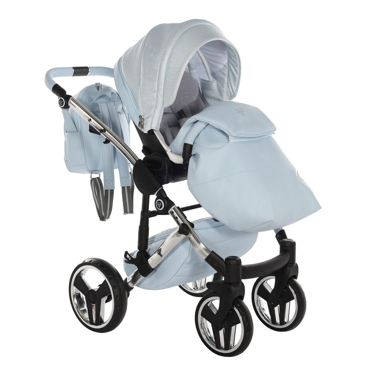 Junama Diamond Dolce 2 in 1 Pram - Blue  Junama   