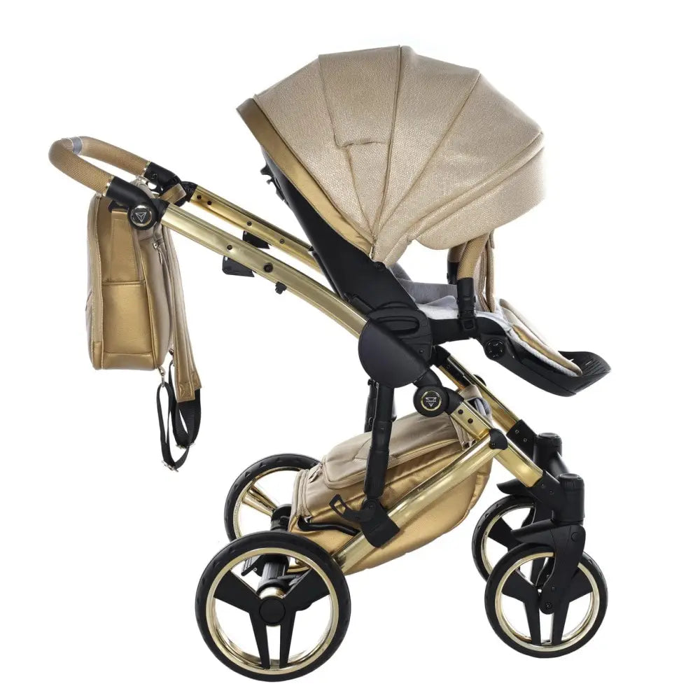 Junama Diamond Dolce 2 in 1 Pram - Gold Junama