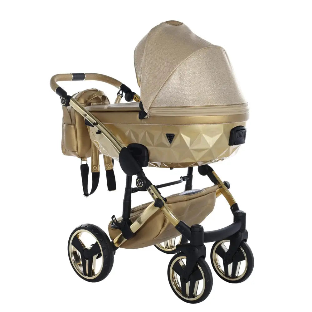 Junama Diamond Dolce 2 in 1 Pram - Gold Junama
