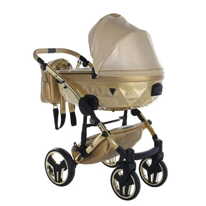 Junama Diamond Dolce 2 in 1 Pram - Gold Junama