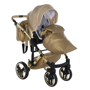 Junama Diamond Dolce 2 in 1 Pram - Gold Junama