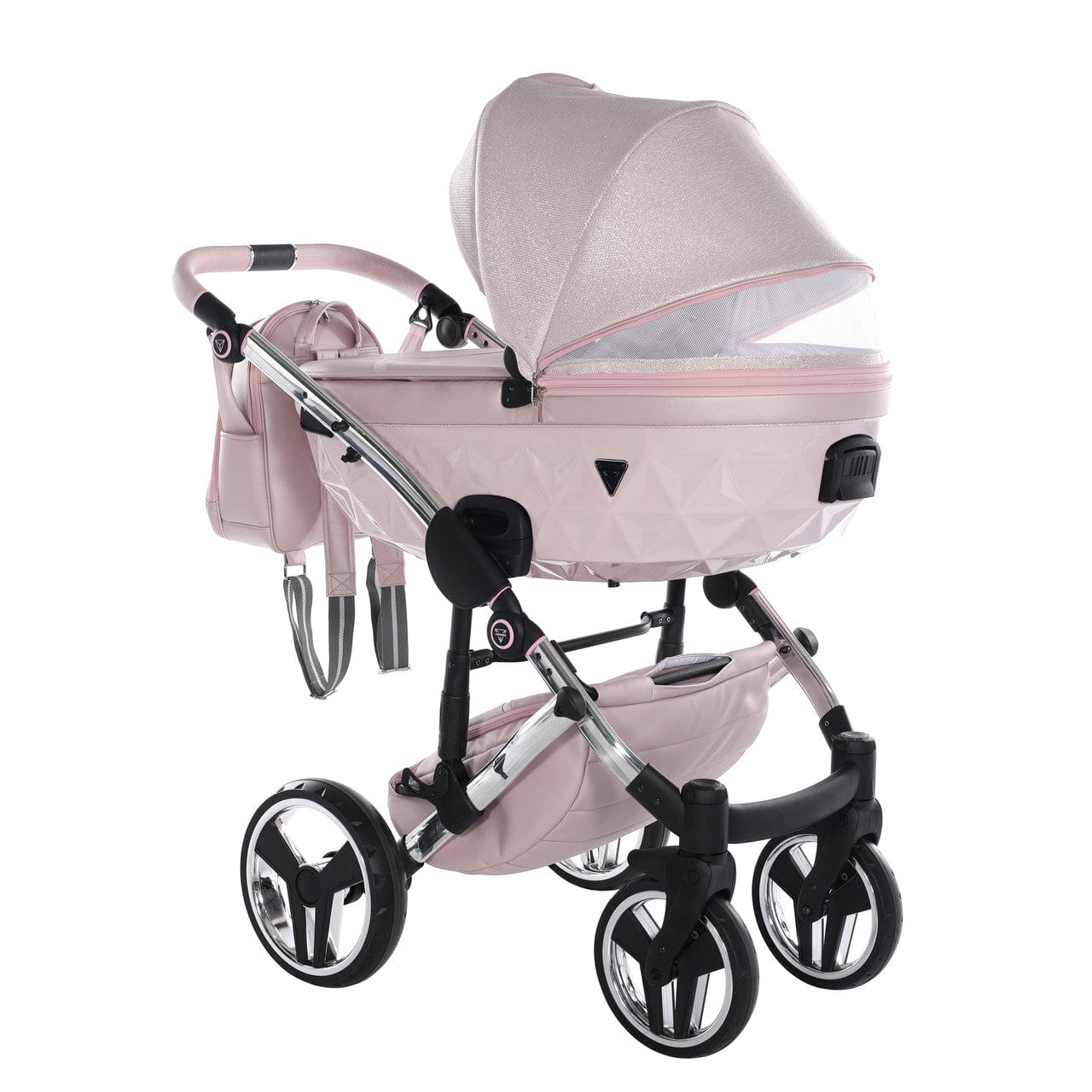 Junama Diamond Dolce 2 in 1 Pram - Pink  Junama   