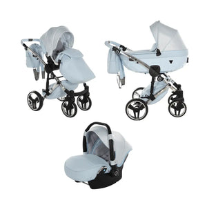 Junama Diamond Dolce 3 in 1 Pram - Blue Junama