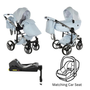Junama Diamond Dolce 4 in 1 Travel System - Blue Junama