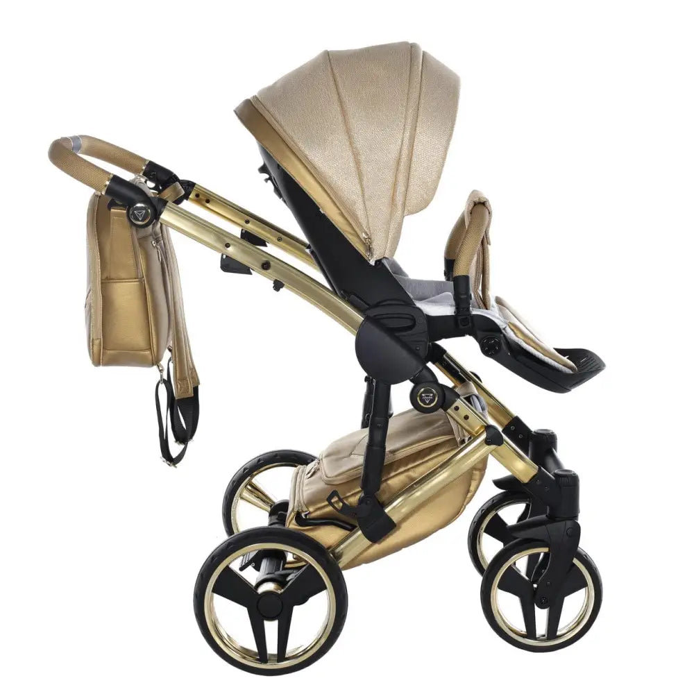 Junama Diamond Dolce 4 in 1 Travel System With Isofix Base - Gold Junama