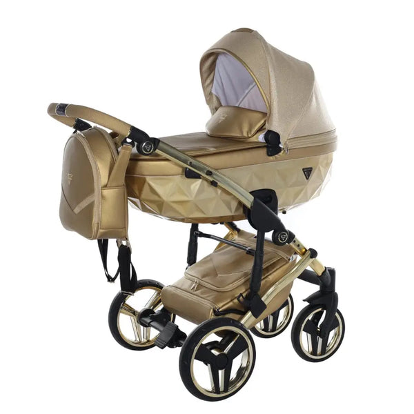Junama Diamond Dolce 4 in 1 Travel System With Isofix Base - Gold Junama