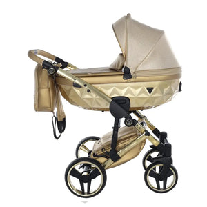 Junama Diamond Dolce 4 in 1 Travel System With Isofix Base - Gold Junama