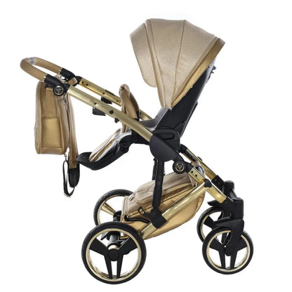 Junama Diamond Dolce 4 in 1 Travel System With Isofix Base - Gold Junama