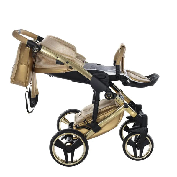 Junama Diamond Dolce 4 in 1 Travel System With Isofix Base - Gold Junama