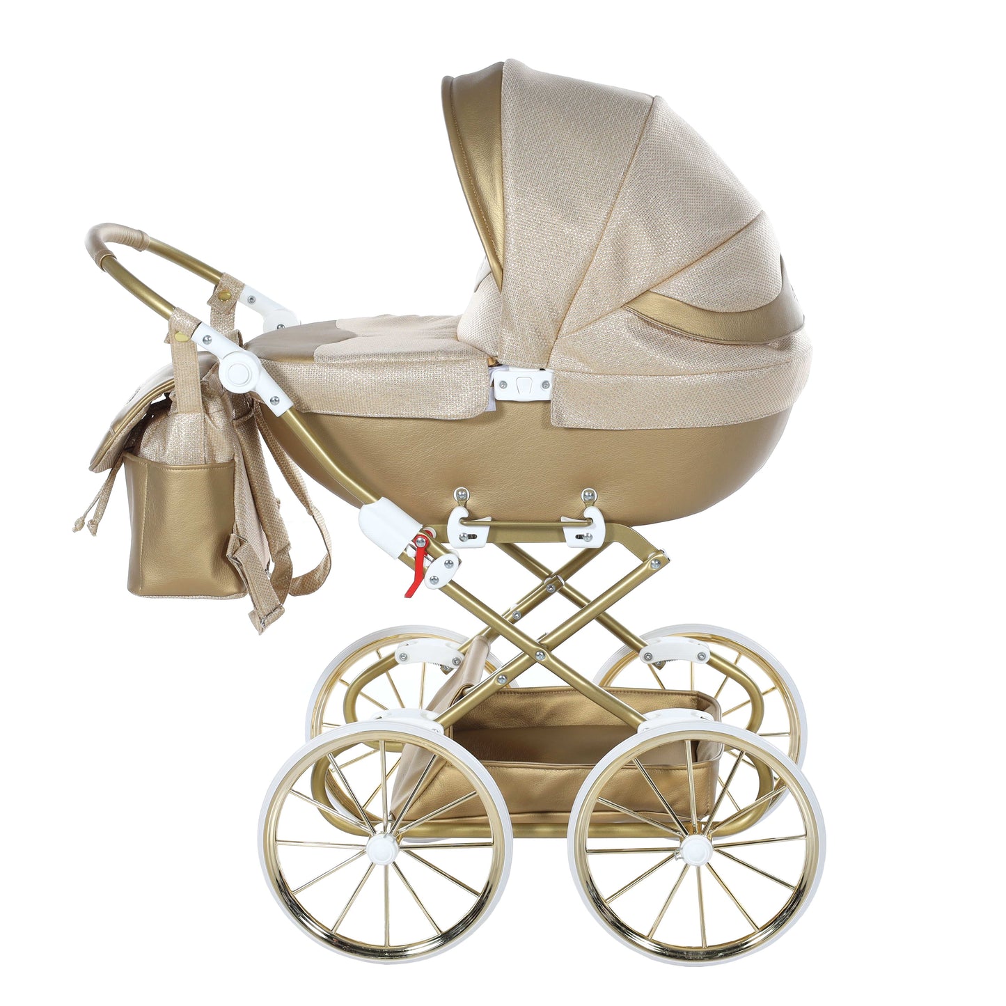 Junama Dolce Gold Dolls Pram  Junama   