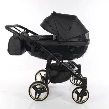 Junama Double Fluo Line Diamond Stroller - Black Junama