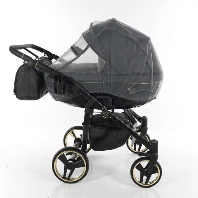 Junama Double Fluo Line Diamond Stroller - Black Junama