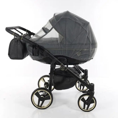 Junama Double Fluo Line Diamond Stroller - Black Junama