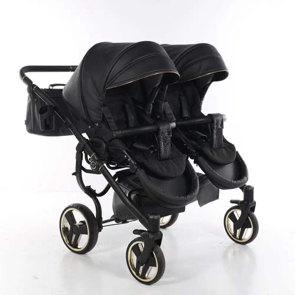 Junama Double Fluo Line Diamond Stroller - Black Junama
