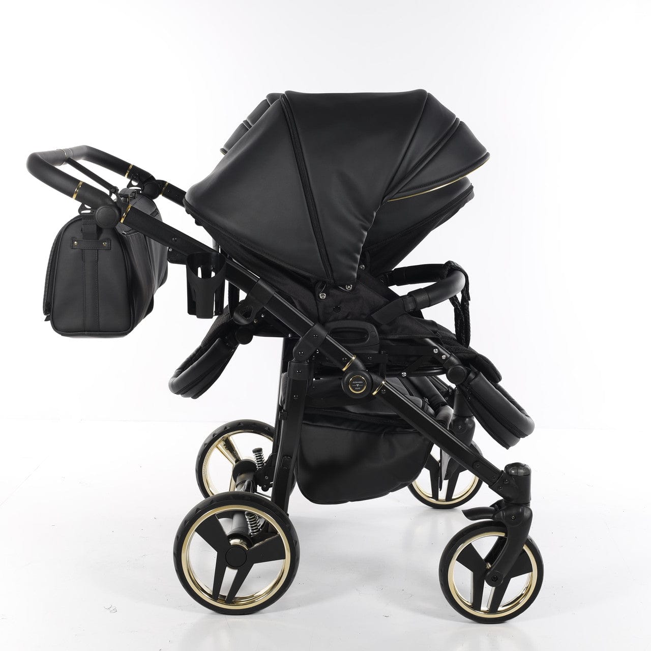 Junama Double Fluo Line Diamond Stroller - Black  Junama   