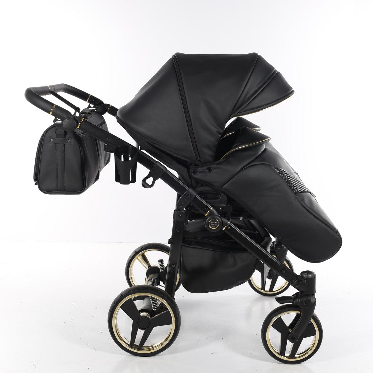 Junama Double Fluo Line Diamond Stroller - Black  Junama   