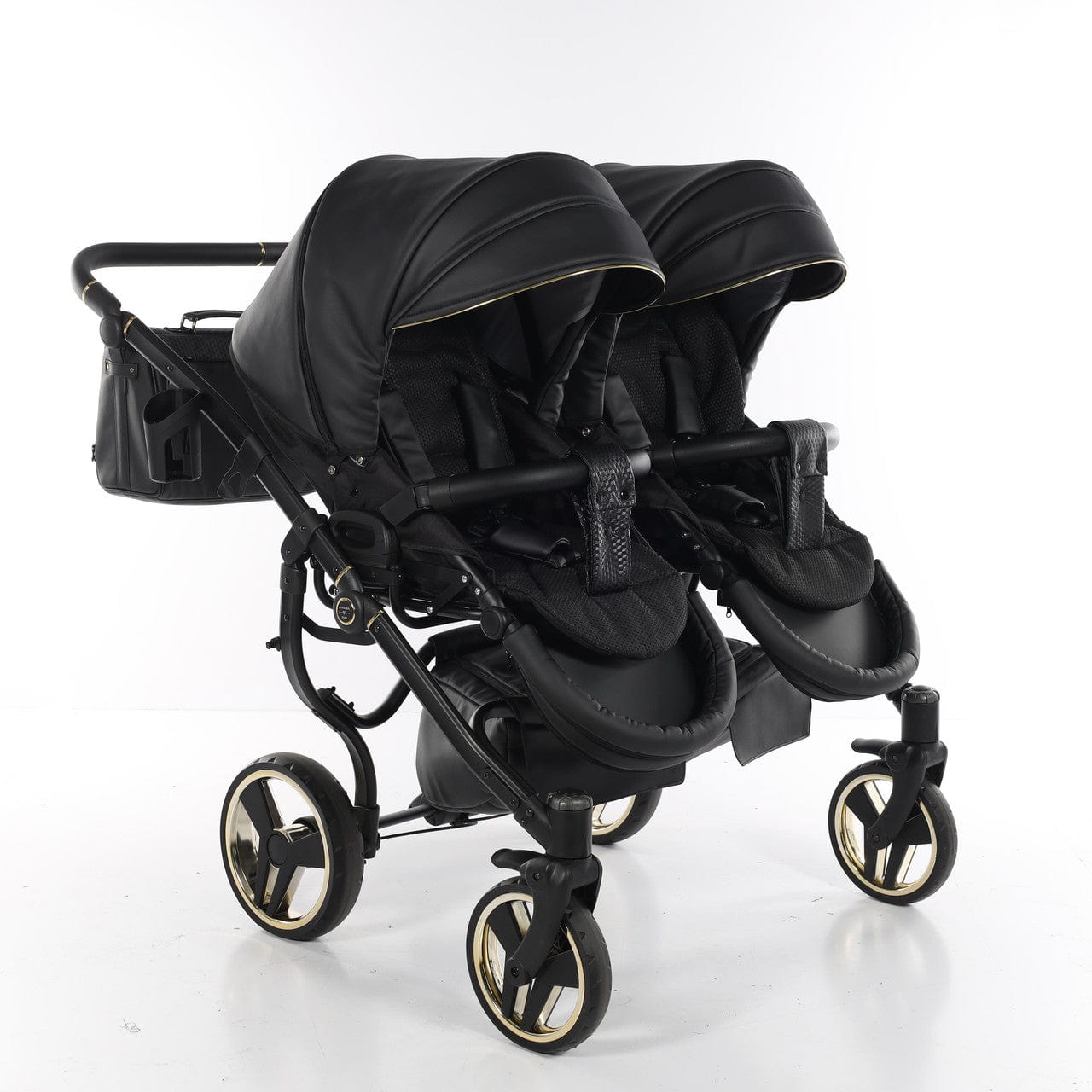 Junama Double Fluo Line Diamond Stroller - Black  Junama   